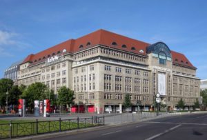 Seitenansicht des Kaufhaus des Westens