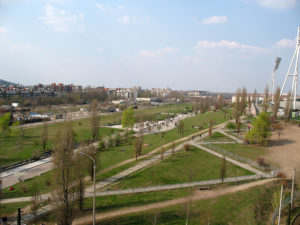 Blick auf den Mauerpark