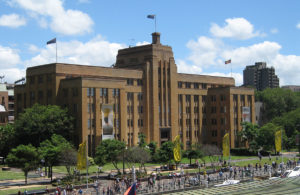 Die Hauptfassade des Museum of Contemporary Art Sydney
