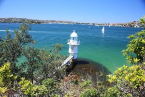 Leuchtturm am Sydney Harbour National Park