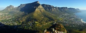 Panoramabild des Tafelbergs