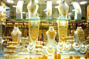 Goldschmuck im Dubai Gold Souk