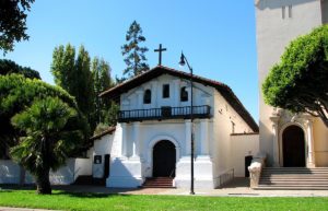 Die alte Missionskapelle von Mission Dolores