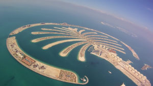 Luftbild der Palm Jumeirah