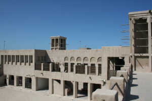 Der Innenhof des Saeed Al Maktoum House
