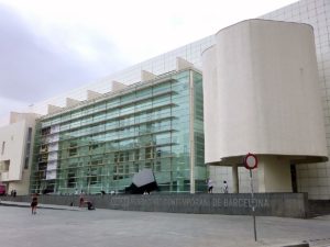 Das Gebäude des Museu d'Art Contemporani de Barcelona