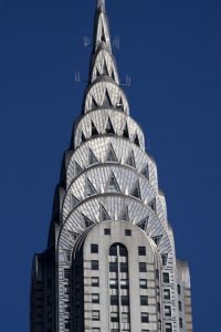 Die Spitze des Chrysler Buildings