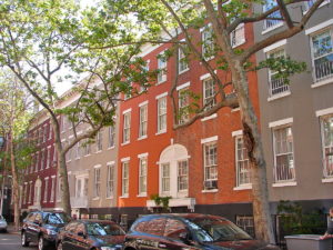 Typische Häuser in Greenwich Village