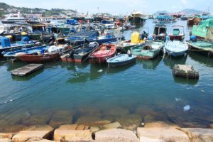 Boote im Hafen von Cheung Chau