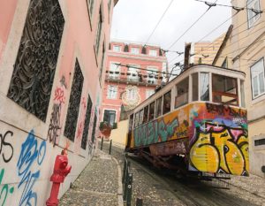 Fahrt mit dem Ascensor da Glória