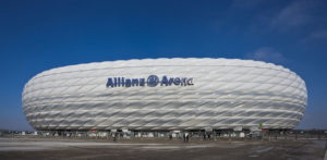 Die Allianz Arena von außen