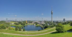 Panoramabild des Olympiaparks