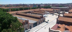 Luftbild des Matadero Madrid