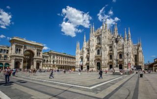 Die Piazza del Duomo mit dem Mailänder Dom und der Viktor-Emanuel-Passage