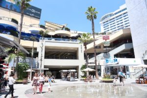 Springbrunnen im Hollywood and Highland Center