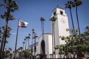 Die Los Angeles Union Station von außen