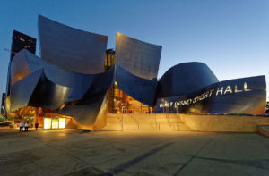 Die Fassade der Walt Disney Concert Hall