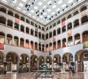 Die Halle der Fondaco dei Tedeschi